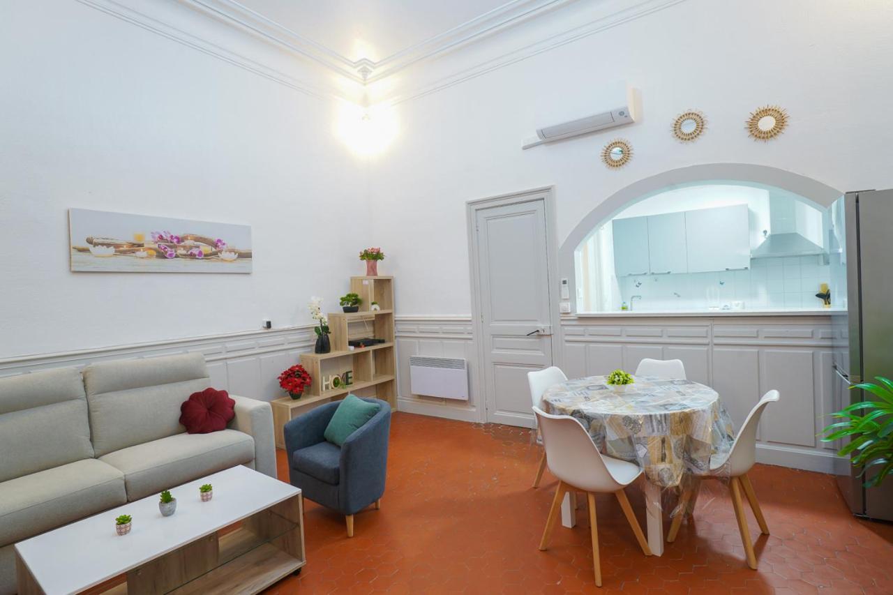 Appartement Du Forum,La Gare, 50 M2 , Climatisation, Garage, Cour Narbonne Exterior foto