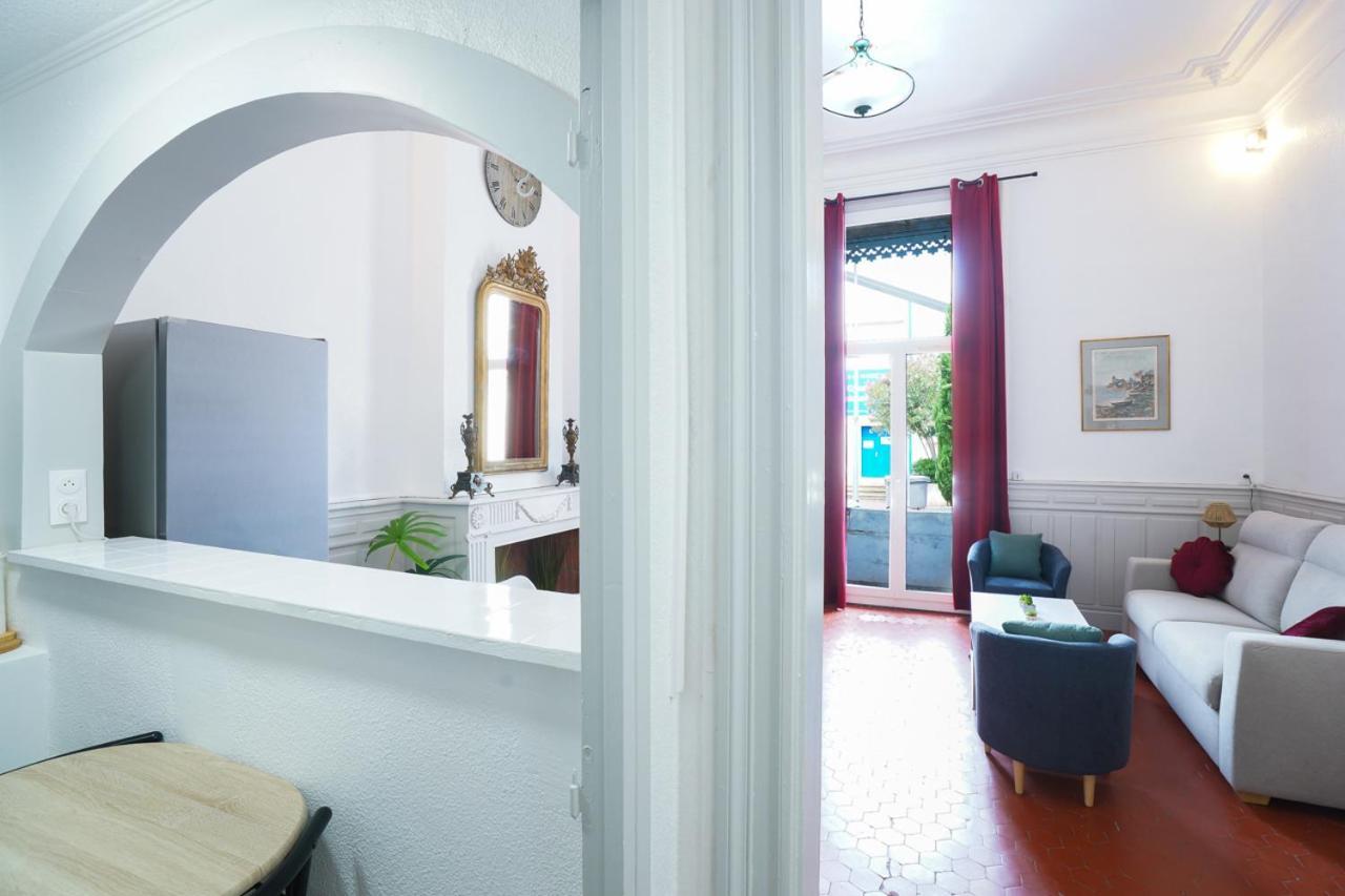 Appartement Du Forum,La Gare, 50 M2 , Climatisation, Garage, Cour Narbonne Exterior foto