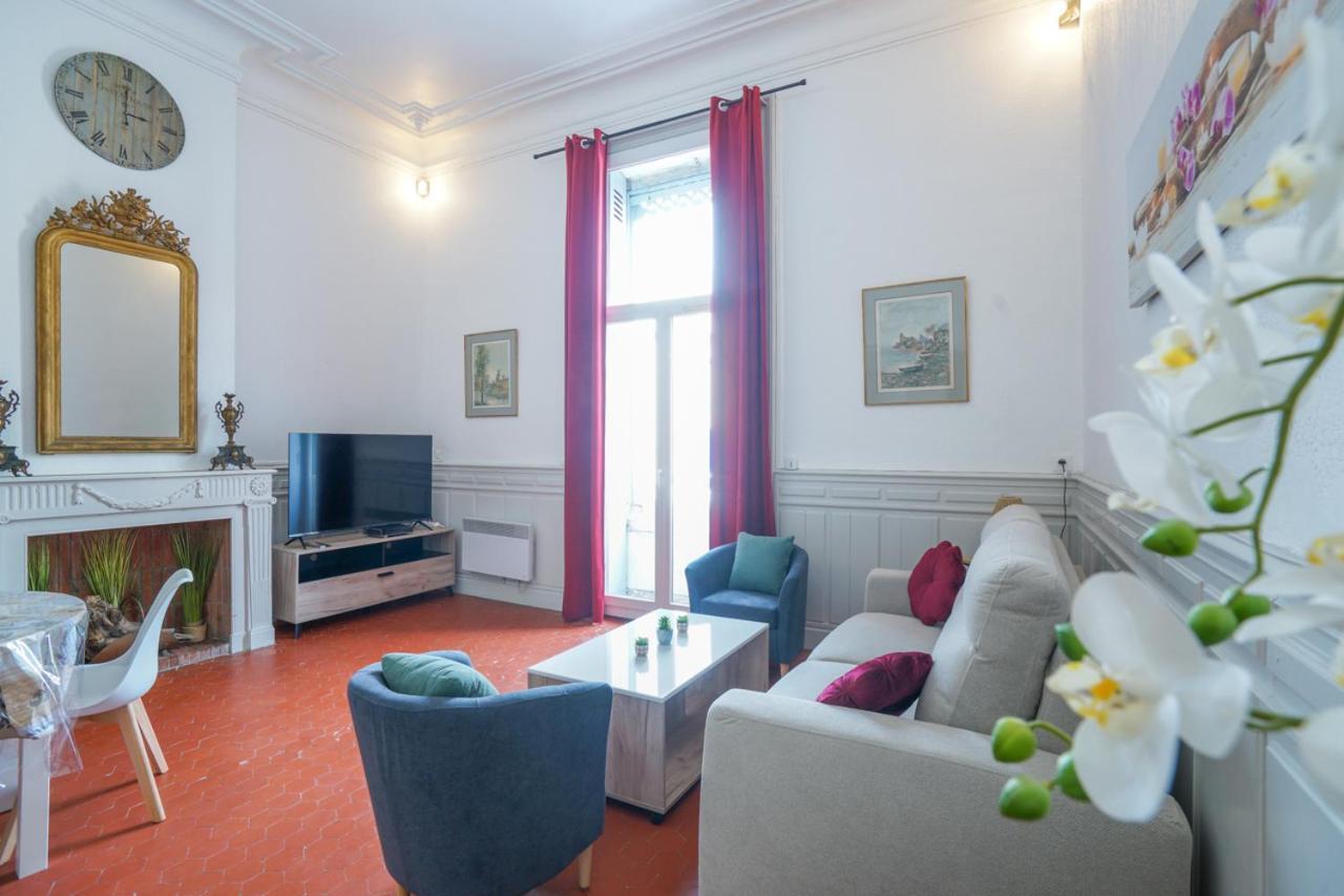 Appartement Du Forum,La Gare, 50 M2 , Climatisation, Garage, Cour Narbonne Exterior foto