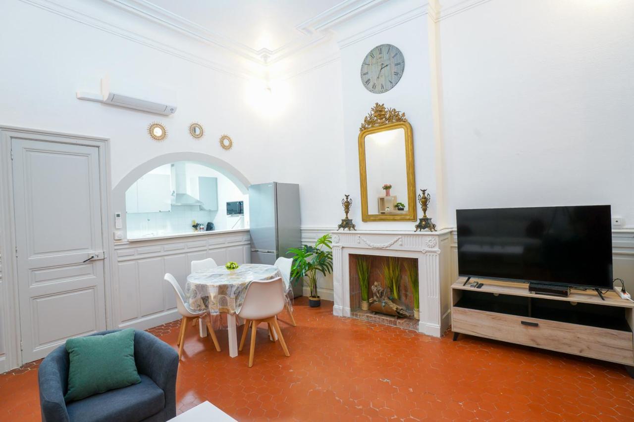 Appartement Du Forum,La Gare, 50 M2 , Climatisation, Garage, Cour Narbonne Exterior foto
