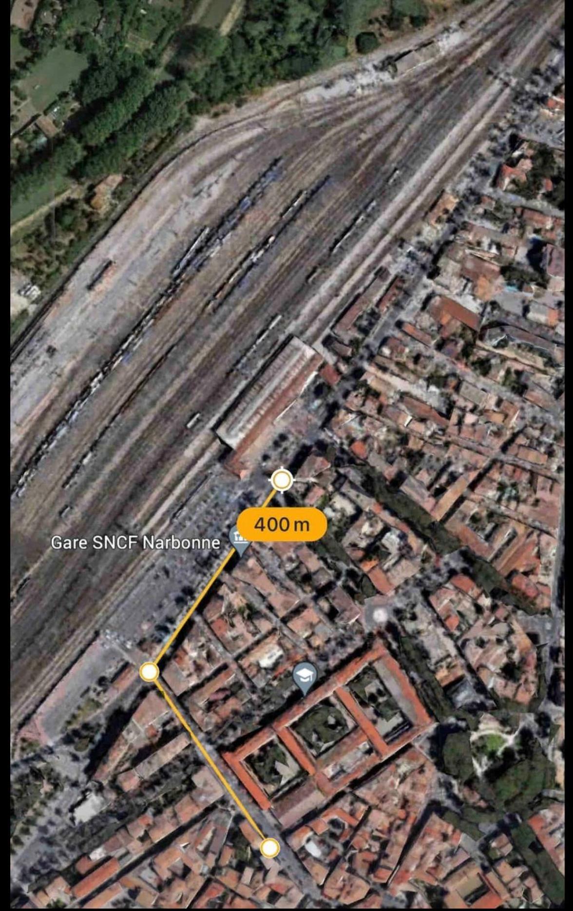 Appartement Du Forum,La Gare, 50 M2 , Climatisation, Garage, Cour Narbonne Exterior foto